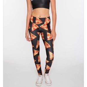 Goldsheep Pizza Legging Size M